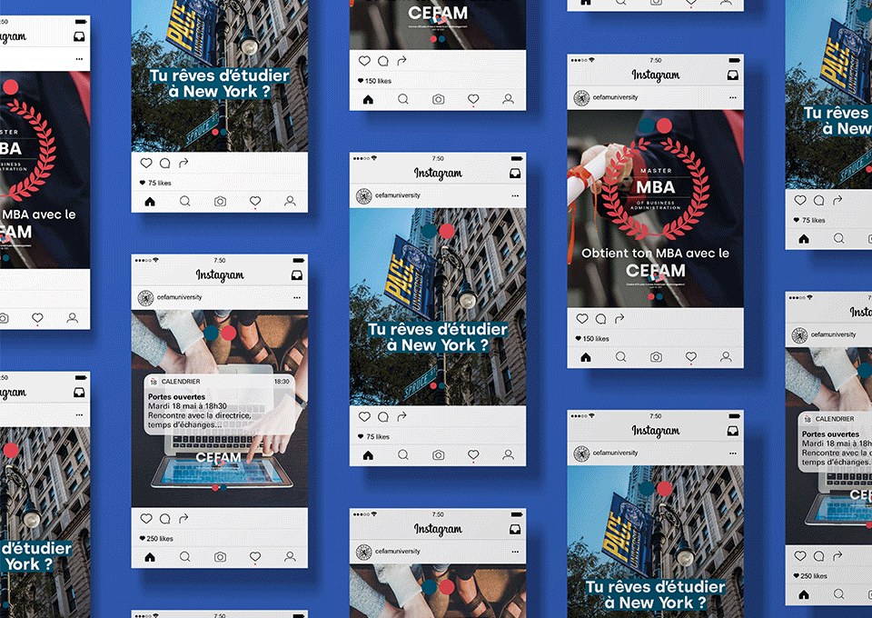 Alo agences, communication à Lyon - A suivre Cefam réseaux sociaux