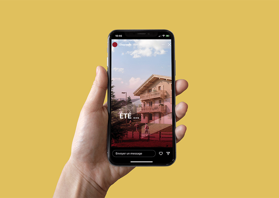 Alo agences, communication à Lyon - A suivre Diagonale Instagram