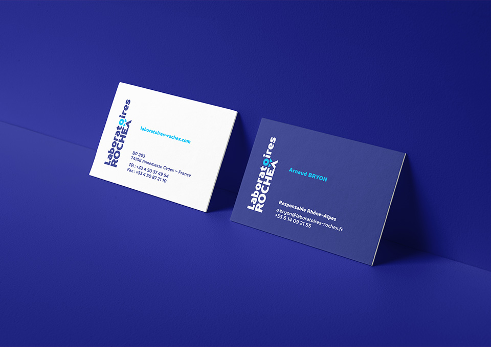 Alo agences, communication à Lyon - A suivre Laboratoire Rochex carte de visite