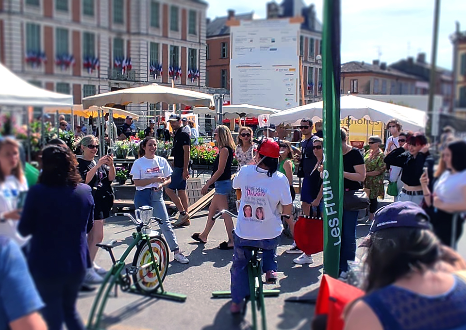 Alo agences, communication à Lyon - Lieux publics street marketing